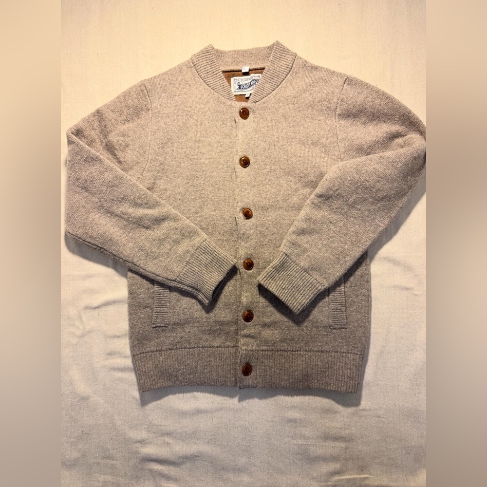 Beige Cardigan Sweater